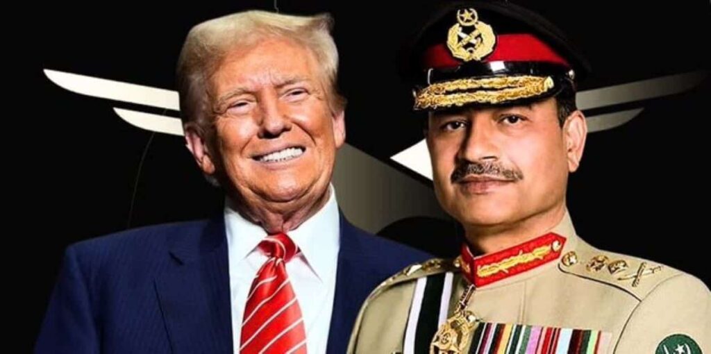 Trump praises Field Marshal Asim Munir as “impressive” and “remarkable”, crediting him for averting India–Pakistan war and boosting regional peace.